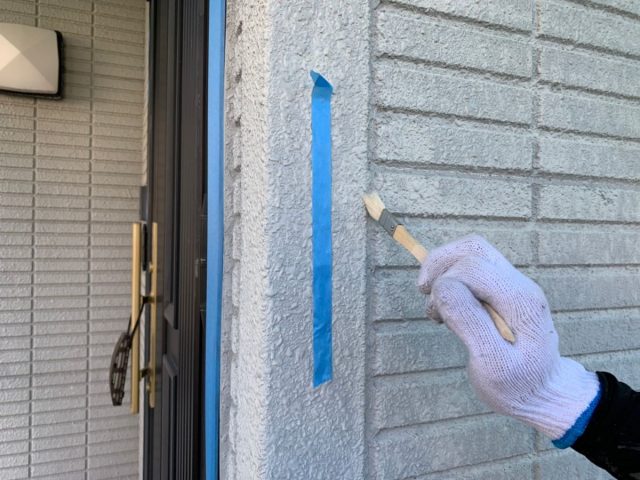 渋川市 外壁塗装工事 コーキング プライマー塗布 お客様の声 ミヤケン