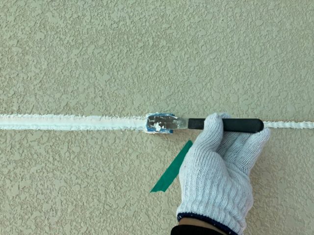 前橋市 外壁塗装工事 コーキングへら押え お客様の声 ミヤケン