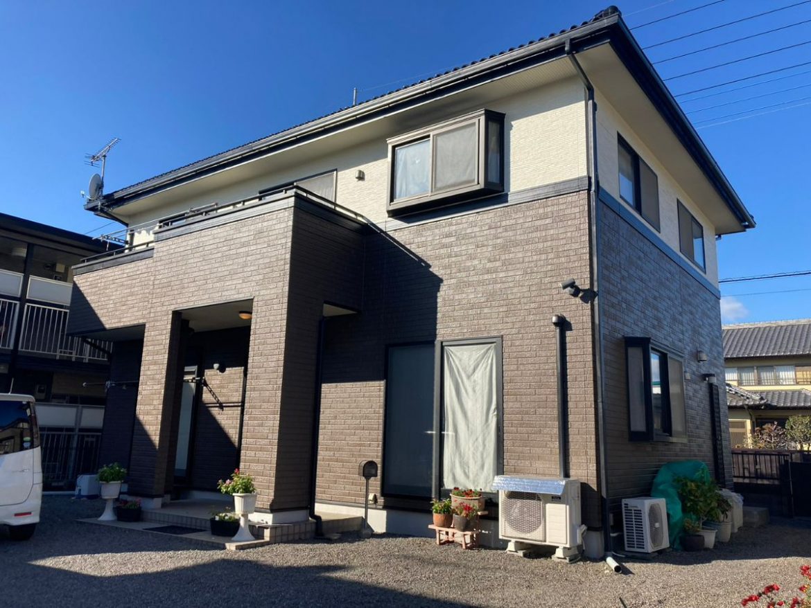 みどり市 外壁塗装工事 施工後全体写真 お客様の声 ミヤケン