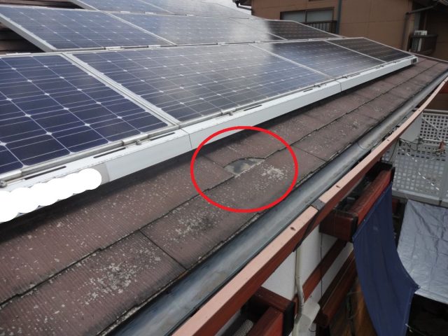 高崎市 屋根外壁塗装工事 屋根欠け お客様の声 ミヤケン