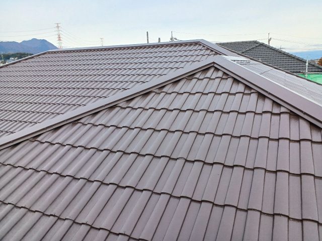 高崎市 屋根外壁塗装工事 屋根完了 お客様の声 ミヤケン