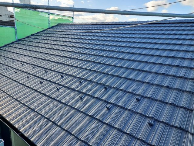 前橋市 屋根外壁塗装工事 屋根完成 お客様の声 ミヤケン