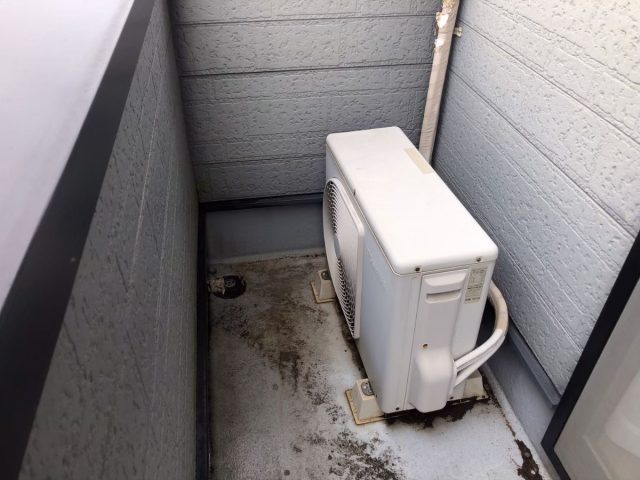 前橋市 屋根外壁塗装工事 ベランダ施工前全体写真 お客様の声 ミヤケン
