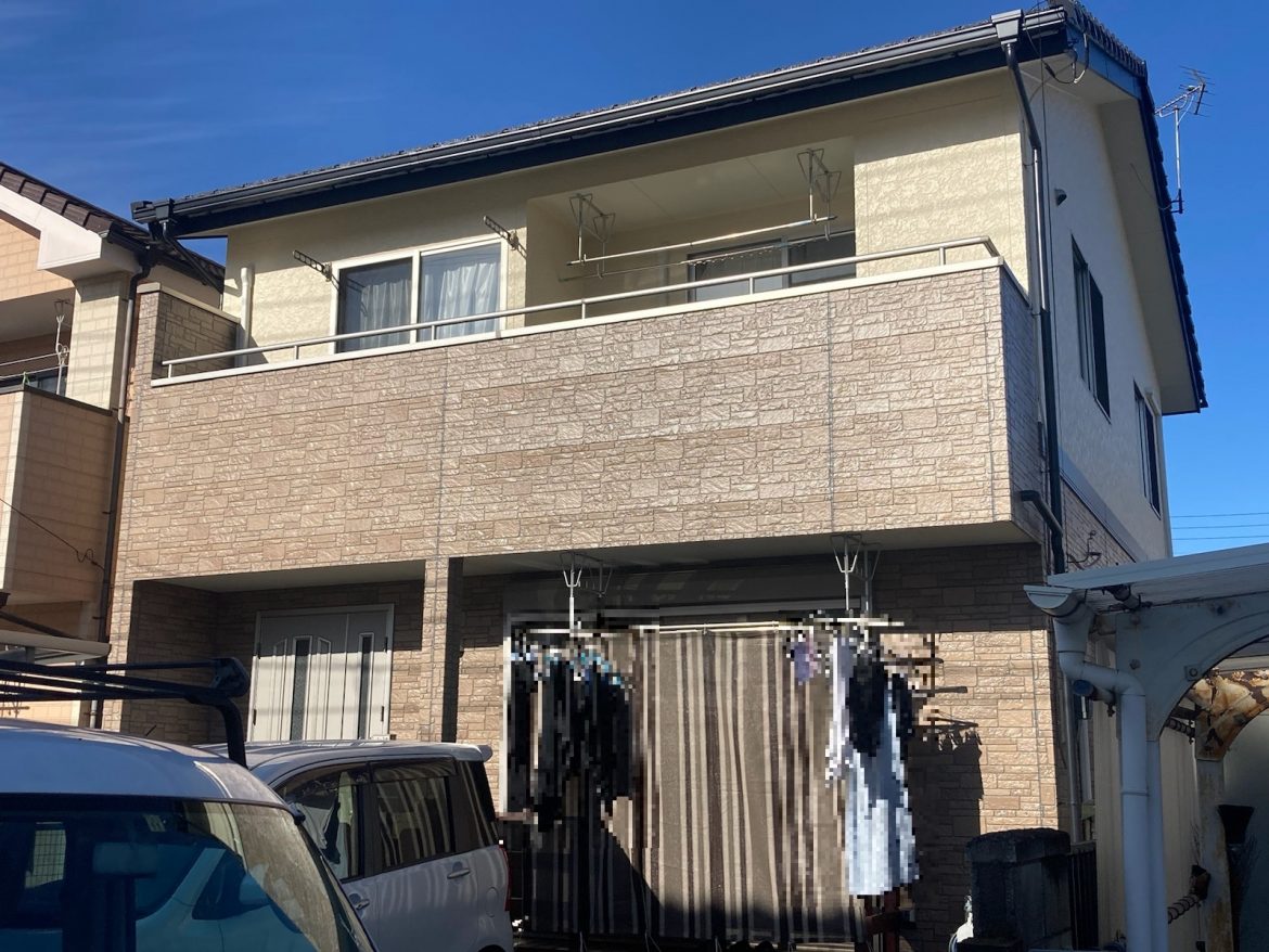 前橋市 屋根外壁塗装工事 施工後全体写真 お客様の声 ミヤケン
