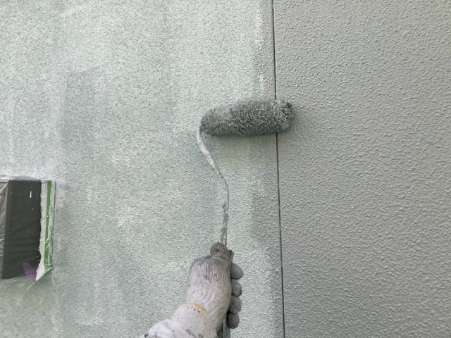前橋市 屋根外壁塗装工事 外壁上塗り お客様の声 ミヤケン