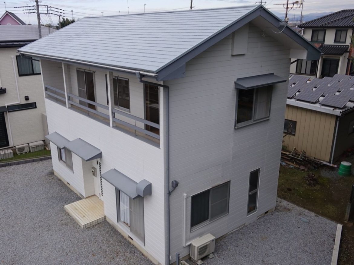 邑楽郡 屋根塗装工事 施工後全体写真 お客様の声 ミヤケン