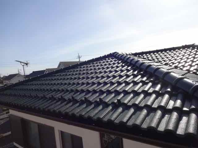 前橋市 屋根外壁塗装工事 モニエル瓦 1年点検 ミヤケン