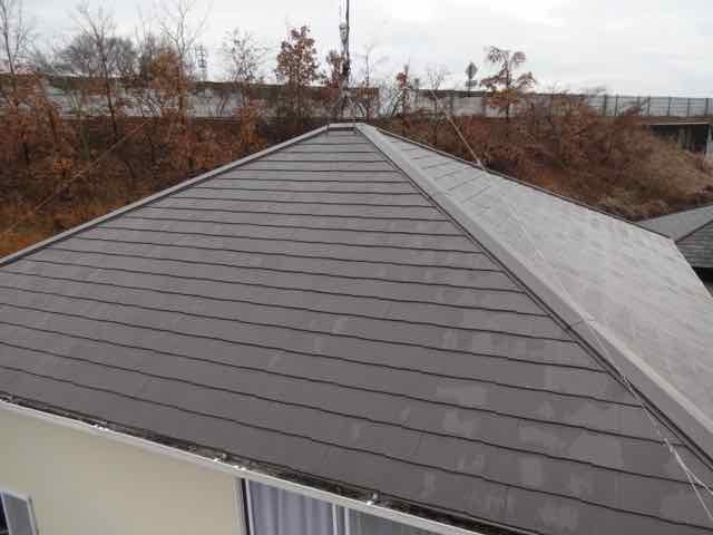 太田市 屋根外壁塗装工事 コロニアル屋根の点検 3年点検 ミヤケン