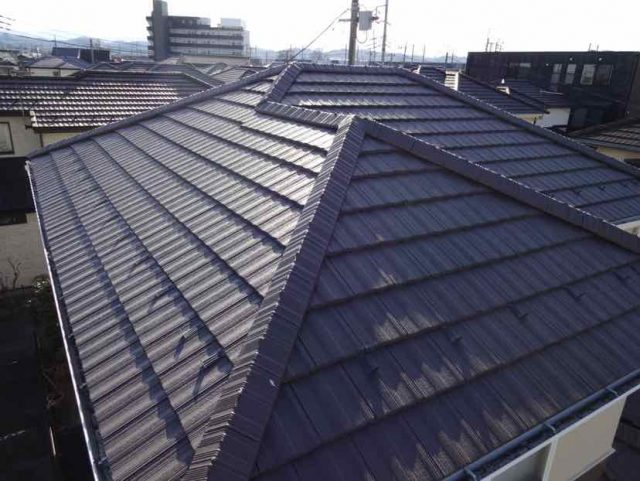 高崎市 屋根外壁塗装工事 モニエル瓦 1年点検 ミヤケン