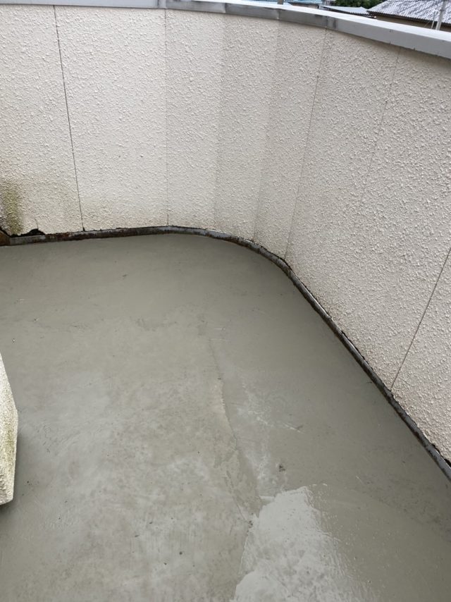 太田市 階段防水 アパート 下地処理