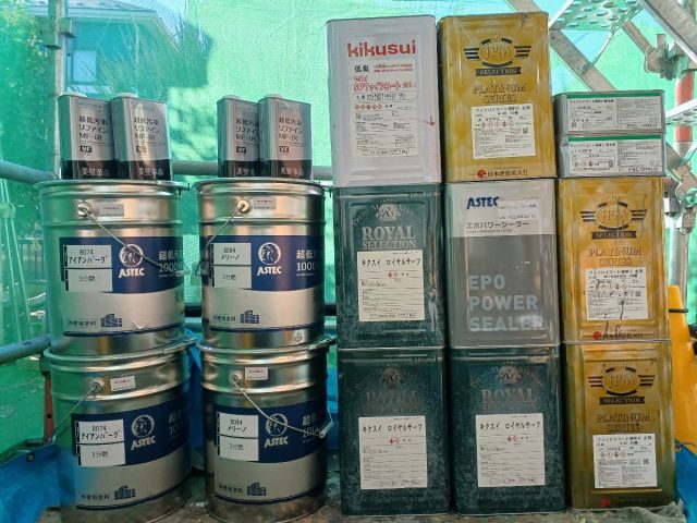 藤岡市 外壁塗装工事 材料一式 お客様の声 ミヤケン