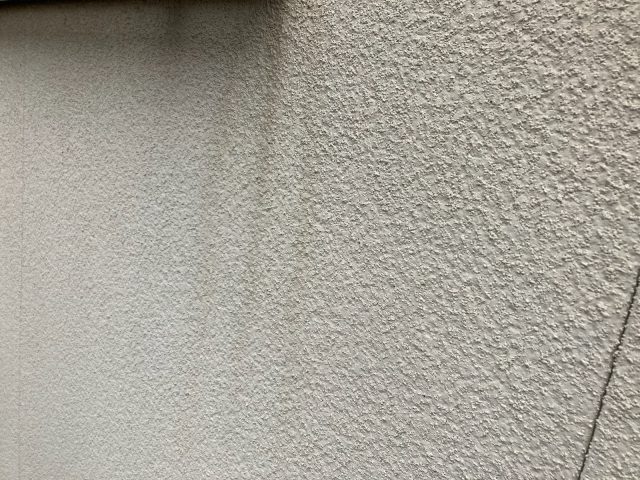 高崎市 屋根外壁塗装工事 外壁雨だれ ミヤケン