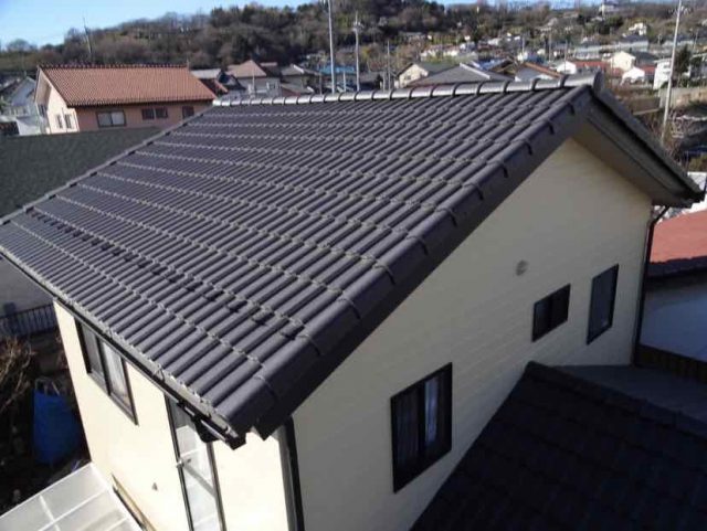 高崎市 屋根外壁塗装工事 モニエル瓦 1年点検 ミヤケン