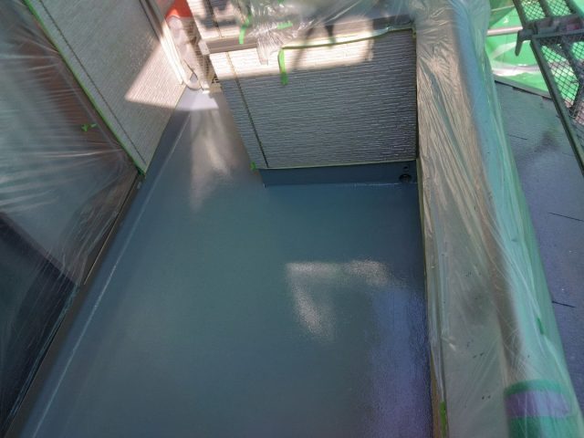 高崎市 屋根外壁塗装工事 ベランダ防水施工後 お客様の声 ミヤケン