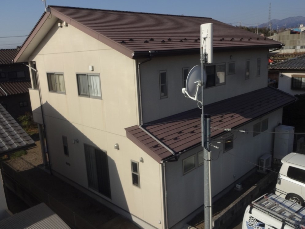 高崎市 屋根外壁塗装工事 施工前 ミヤケン