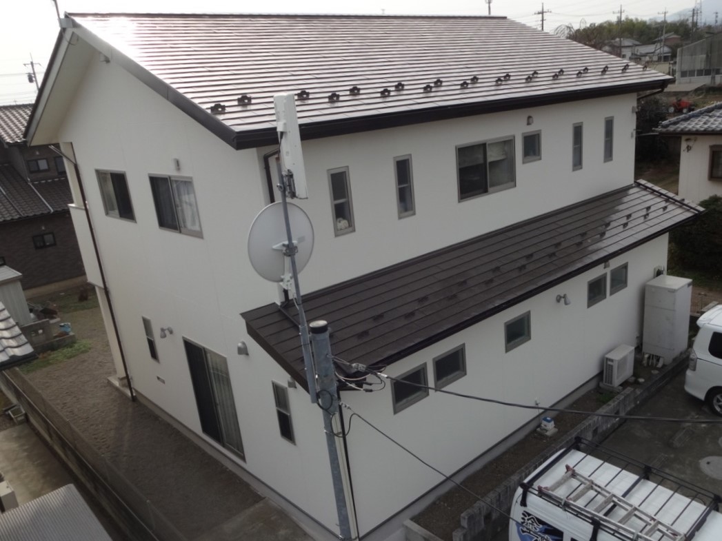 高崎市 屋根外壁塗装工事 施工後 ミヤケン