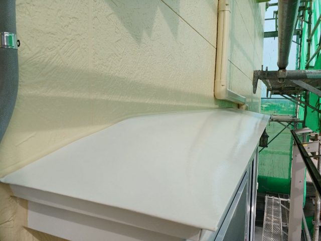 甘楽郡 屋根外壁塗装工事 庇屋根完了 お客様の声 ミヤケン