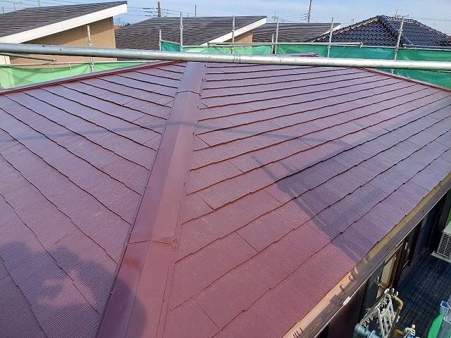 伊勢崎市 屋根塗装 完了 ミヤケン