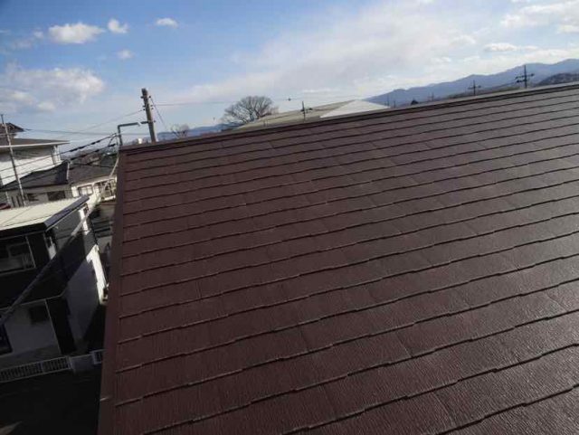 高崎市 屋根外壁塗装工事 コロニアル屋根の点検 7年点検 ミヤケン