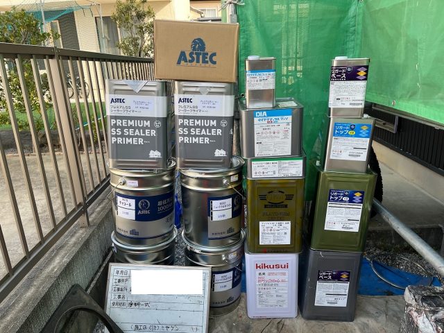 前橋市 外壁塗装工事 材料一式 お客様の声 ミヤケン