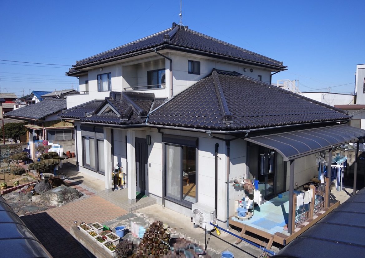 館林市 外壁塗装 施工前 ミヤケン