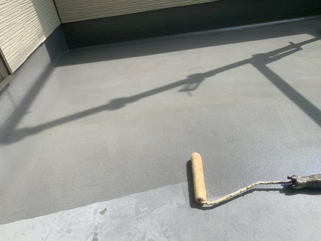前橋市 ベランダ防水 下塗り ミヤケン