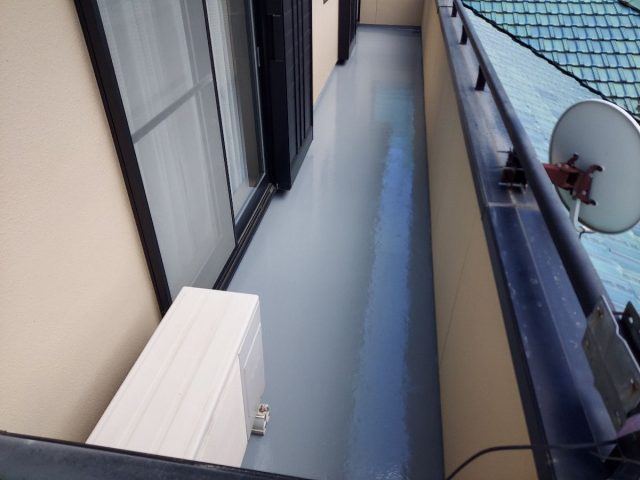 利根郡みなかみ町 ベランダ防水 完了 ミヤケン