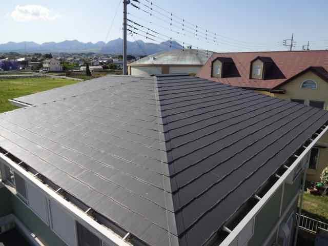 前橋市 コロニアル屋根 塗装 ミヤケン