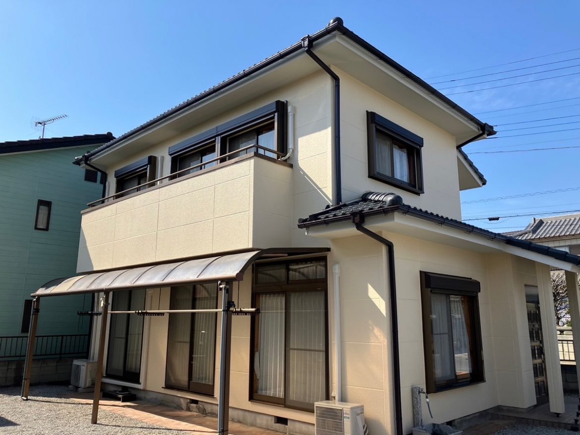 邑楽郡邑楽町 外壁塗装 完了 ミヤケン