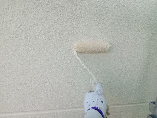 邑楽郡邑楽町 外壁 上塗り2回目 ミヤケン