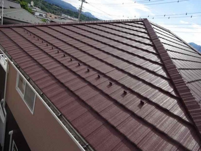 富岡市 屋根塗装 モニエル瓦 ミヤケン