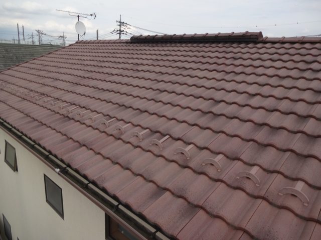 高崎市 屋根塗装 セメント瓦 ミヤケン