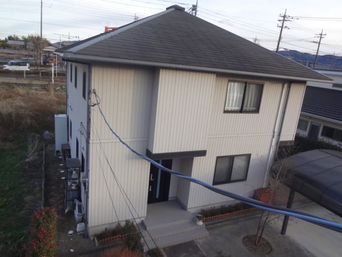 富岡市 外壁塗装 施工前 ミヤケン
