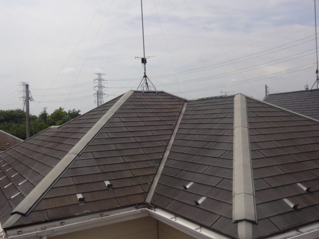 太田市 スレート屋根 色あせ ミヤケン