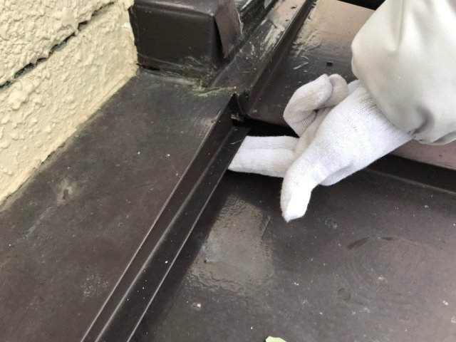 高崎市 雨押え板金 浮き ミヤケン