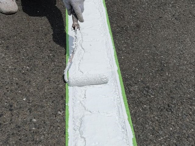 前橋市 屋根外壁塗装工事 アパート 駐車場ライン上塗り お客様の声 ミヤケン