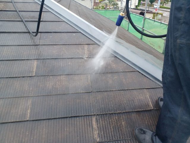 富岡市 屋根 高圧洗浄 ミヤケン