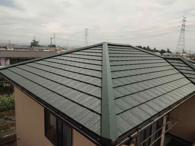 太田市 屋根塗装 セメント瓦 ミヤケン