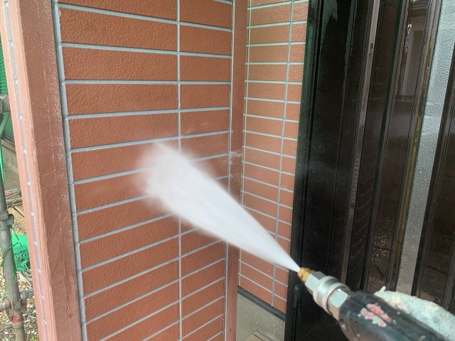佐波郡玉村町 外壁 高圧洗浄 ミヤケン