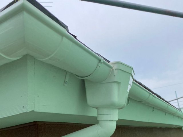 太田市 雨樋 完了 ミヤケン