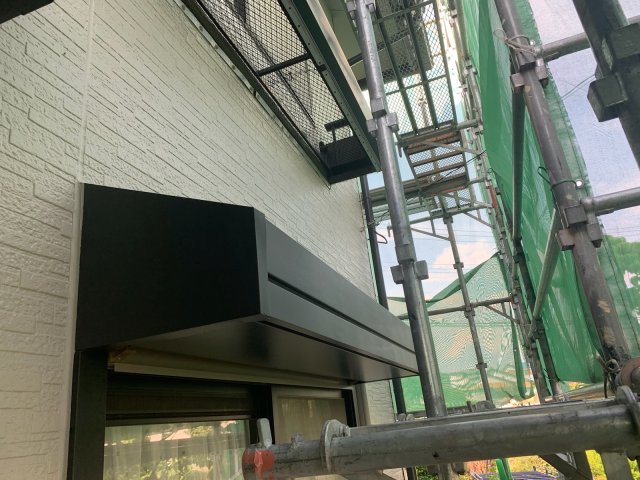 前橋市 屋根外壁塗装工事 シャッターボックス完了 お客様の声 ミヤケン