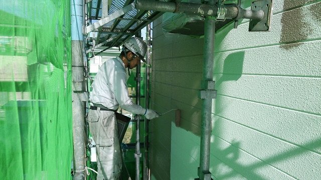 高崎市 外壁 上塗り ミヤケン