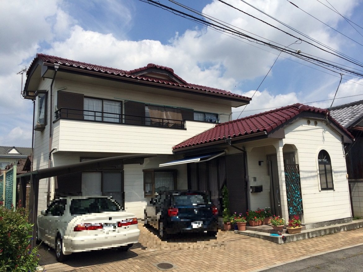 高崎市 外壁塗装 施工前 ミヤケン