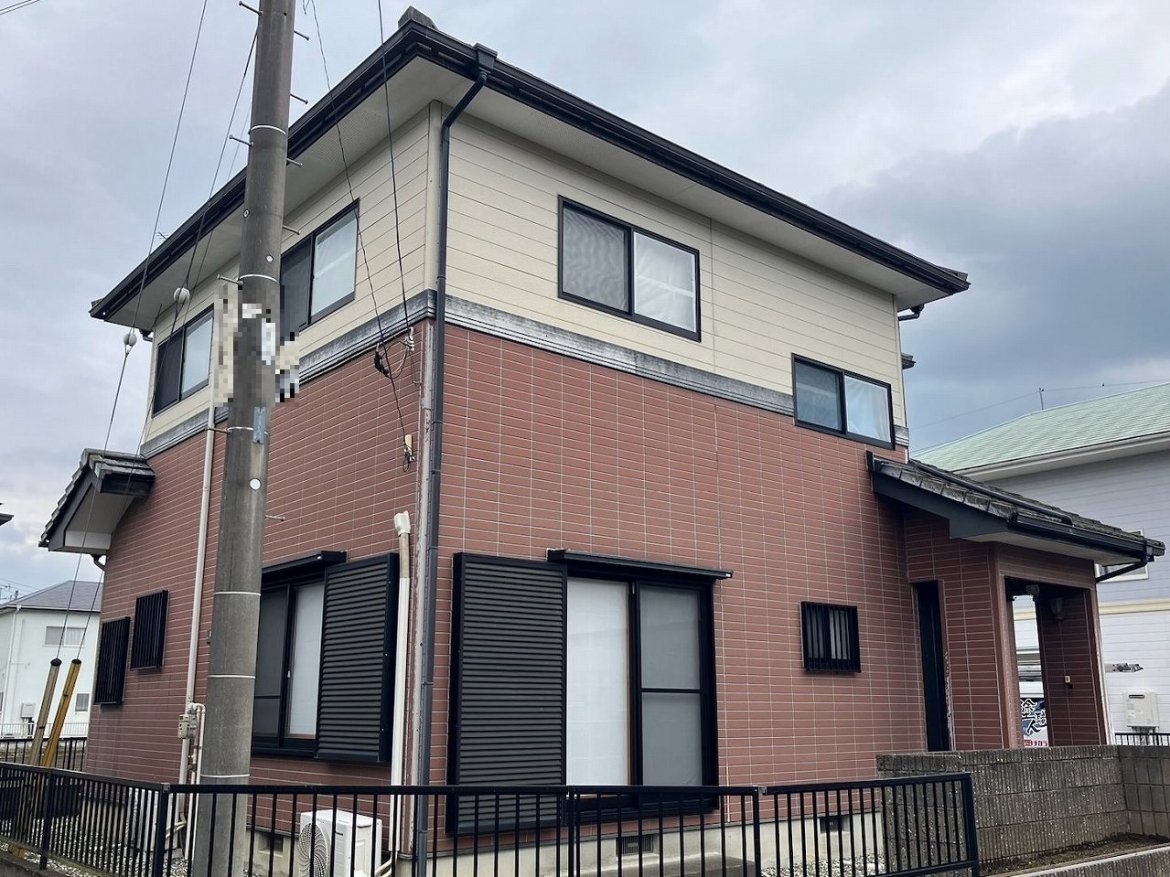佐波郡玉村町 外壁塗装 施工前 ミヤケン
