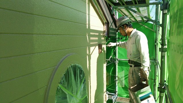 高崎市 外壁 上塗り ミヤケン