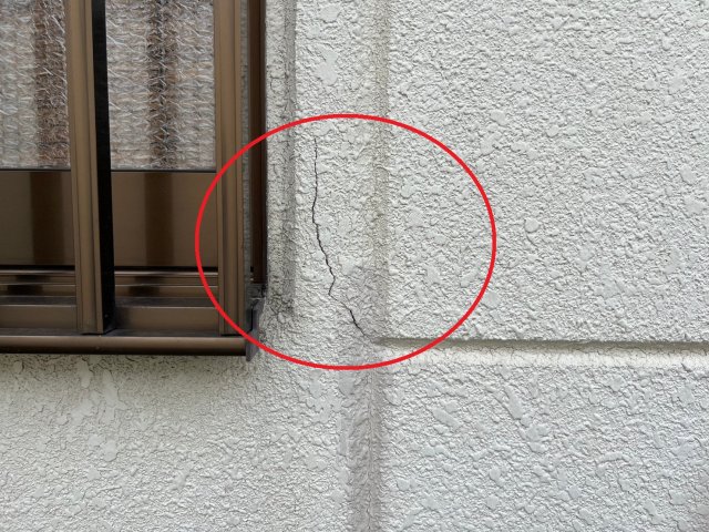 高崎市 外壁 ひび割れ ミヤケン