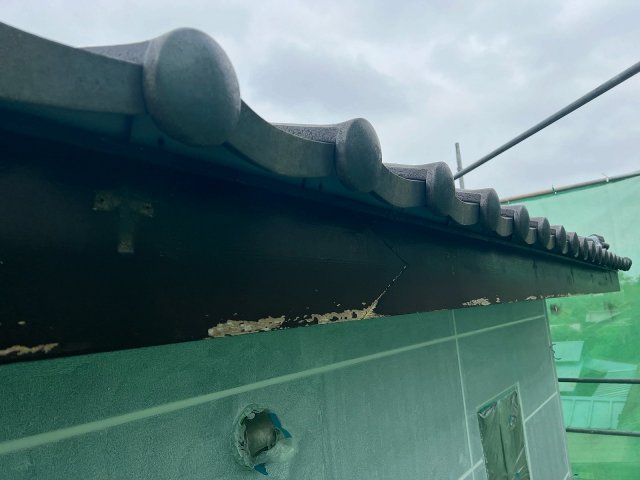邑楽郡千代田町 破風板 はがれ ミヤケン