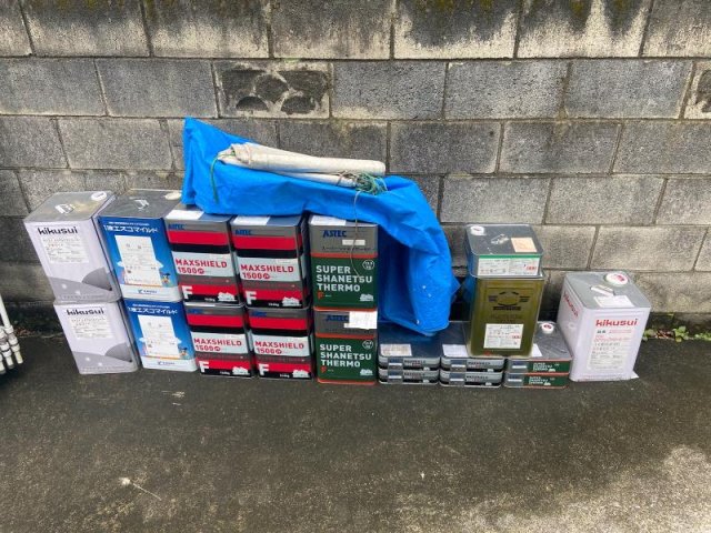館林市 外壁塗装 塗料一式 ミヤケン