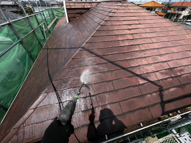 太田市 屋根 高圧洗浄 ミヤケン