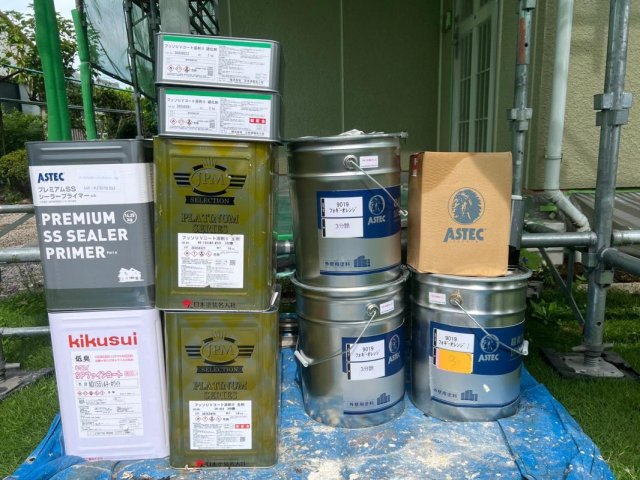 太田市 外壁 塗料一式 ミヤケン